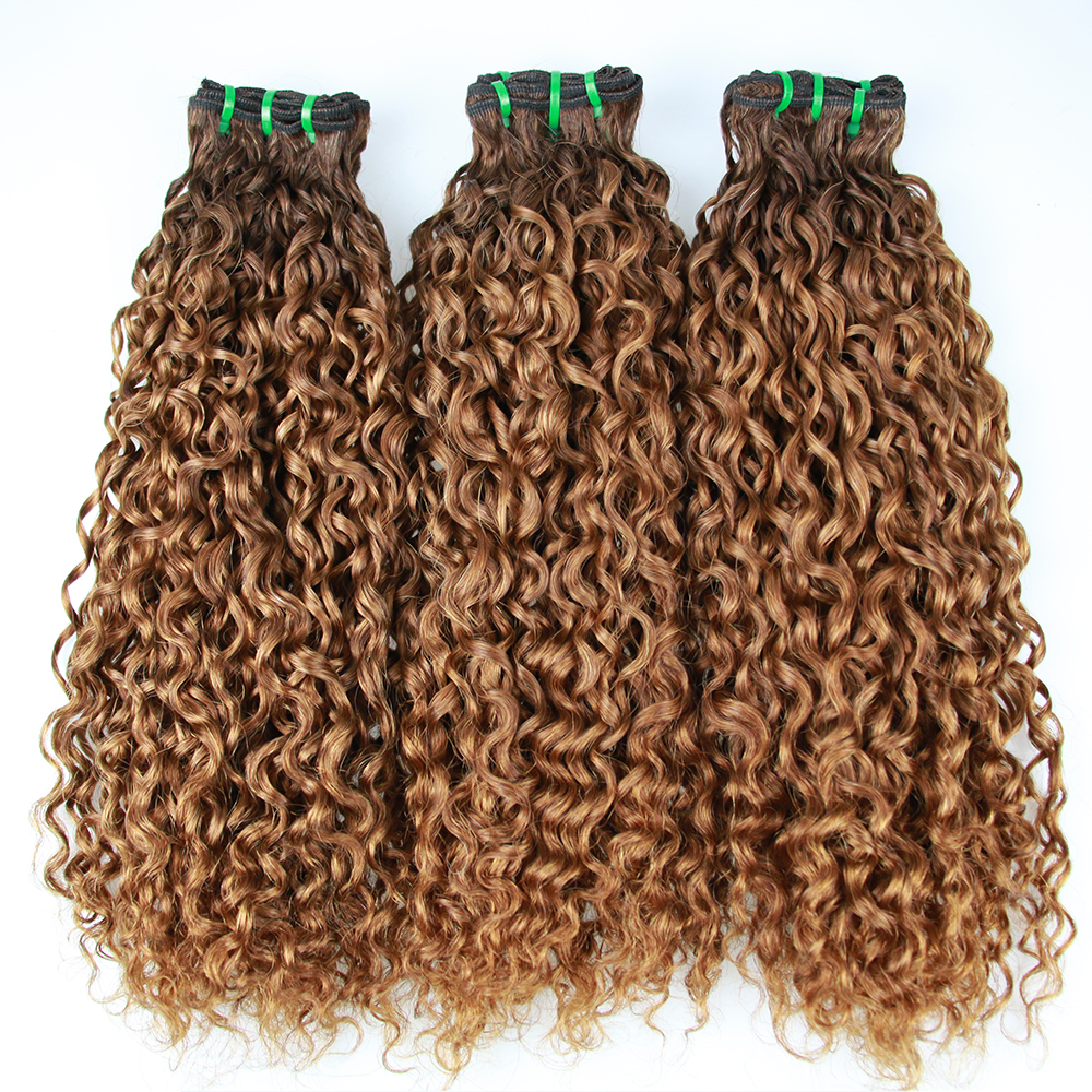 Double Drawn #4/30 Curly Virgin Hair Bundles